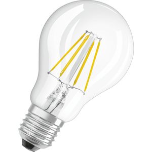 OSRAM LED lamp, Voet: E27, Cool Daylight, 6500 K, 4.50 W, vervanging voor 40 W gloeilamp, helder, LED Retrofit CLASSIC A 1 Pack