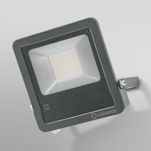 Ledvance Smart+ Wifi LED Breedstraler Donker Grijs 50W 4250lm 100D - 830 Warm Wit | IP65 - Dimbaar - Symmetrisch