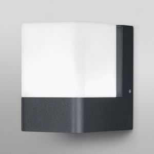 Ledvance Smart+ Wifi Wandlamp Kubus Donker Grijs Buiten 9.5W 500lm - 830 Warm Wit | RGBW - Dimbaar
