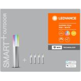 LEDVANCE Slimme led-tuinlamp met WiFi-technologie, basispakket met 5 LED-tuinpalen voor buiten, RGB-kleuren veranderlijk, compatibel met Google en Alexa, SMART+ GARDEN
