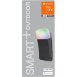 Ledvance Smart+ Wifi Wandlamp Curve Donker Grijs Buiten 9W 520lm - 830 Warm Wit | RGBW - Dimbaar