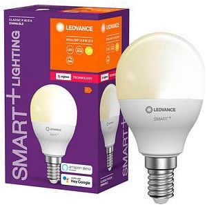 LEDVANCE - SMART+ Mini bulb - Dimbare LED lamp - Warm Wit - E14 - 5 W
