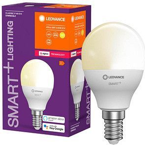 LEDVANCE - SMART+ Mini bulb - Dimbare LED lamp - Warm Wit - E14 - 5 W