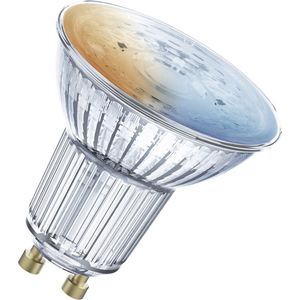 LEDVANCE LED reflectorlamp | Lampvoet: GU10 | Warm wit | 2700 K | 5 W | SMART+ Spot GU10 Dimmable [Energie-efficiëntieklasse A+]