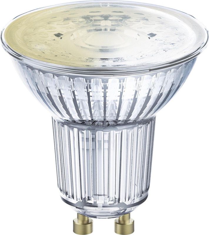 LEDVANCE Intelligente led-reflectorlamp met wifi-technologie, GU10-fitting, warm wit (2700 K), dimbaar, vervanging 40 W, SMART+ WiFi SPOT GU10 dimbaar, 1 stuk