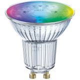 LEDVANCE LED reflectorlamp | Lampvoet: GU10 | RGBW | 2700…6500 K | 5 W | SMART+ WiFi SPOT GU10 Multicolour [Energie-efficiëntieklasse A+]