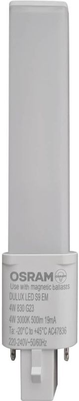 Osram - Dulux LED PL-S Lamp - Warm Wit - 4 W - 500 Lumen