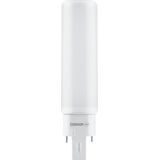 OSRAM DULUX D/E 13 LED-lamp voor G24Q-1 socket, 6 Watt, 600 lumen, warm wit (3000K), draaibaar, vervanging voor standaard 13W Dulux-lamp