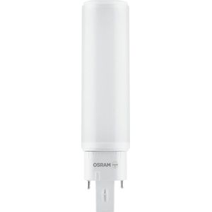 OSRAM DULUX D/E 13 LED-lamp voor G24Q-1 fitting, 6 watt, 600 lumen, warm wit (3000 K), draaibaar, vervanging voor conventionele Dulux 13W