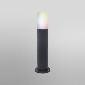 LEDVANCE Smart WiFi 50 cm PIPE Post - dimbare led-staande lamp voor buiten, met hoogwaardige aluminium behuizing, kleurcontrole, 10 W, 3000 K, warmwit, 380 lm, IP44