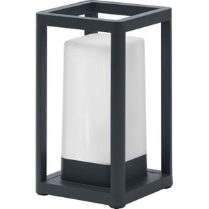 Ledvance - smart+ wifi table frame powerbank 20,3cm, dimmbares Windlicht, Aluminium-Gehäuse, Akku und Powerbank-Funktion integriert,