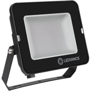 Ledvance LED Breedstraler Compact Zwart 50W 4500lm 100D - 830 Warm Wit | IP65 - Symmetrisch