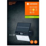 LEDVANCE ENDURA STYLE SOLAR DOUBLE 4058075576636 Wandlamp op zonne-energie met bewegingsmelder LED 2.9 W Warmwit Donkergrijs