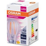 Osram Parathom LED E27 Filament Lamp - Classic A60 - 6.5W - Warm Wit - Vervangt 60W