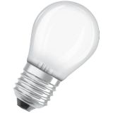 OSRAM Superstar dimbare LED lamp met extra hoge kleurweergave (CRI9-), E27-basis matglas ,Koud wit (4-K), 47- Lumen, substituut voor 4-W-verlichtingsmiddel dimbaar, 1-Pak