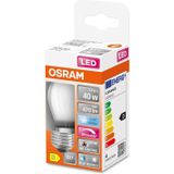 Osram Superstar Ledlamp, dimbaar, met bijzonder hoge kleurweergave (CRI90), E27-fitting, melkglas, koudwit (4000 K), 470 lumen, vervanging voor 40 W-gloeilampen, 1 stuk