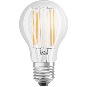 OSRAM LED Star Classic A, basis: E27, niet-dimbaar, koel wit, 4000 K, 8 W, vervanging voor 75 W gloeilamp, helder, LED Retrofit CLASSIC A, verpakking van 6