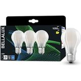 BELLALUX - LED-lamp - Koud Wit - E27-basis - Matglas - 3-Pak - 1-55 Lumen - Niet-dimbaar