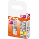 OSRAM 4058075607286 LED-lamp Energielabel F (A - G) G9 Batterij 3 W = 30 W Warmwit (Ø x l) 16 mm x 52 mm 1 stuk(s)