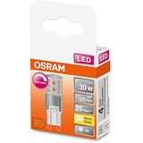 6x Osram G9 LED capsule | SMD | Helder | 2700K | Dimbaar | 3W (30W)
