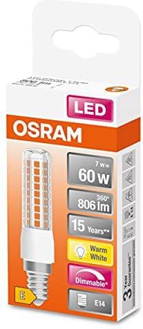 Osram - T-Slim - LED Lamp - 2700K - E14 - Dimbaar - 7W - Set van 6