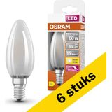 Osram - Kaarsvormige Led Lamp - Warm Wit Licht - 6 Stuks