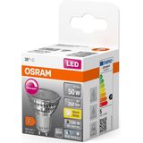 OSRAM Superstar dimbare LED lamp met bijzonder hoge kleurweergave (CRI9-), GU1-basis helder glas ,Warm wit (27-K), 35- Lumen, substituut voor 5-W-verlichtingsmiddel dimbaar, 1-Pak