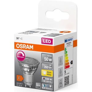 Osram GU10 PAR16 LED Spot | 4.7W 2700K 220V 927 | 36° Ø50mm Dimbaar