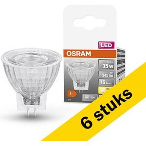 6x Osram GU4 LED spot | MR11 | 2700K | 4.2W (35W)