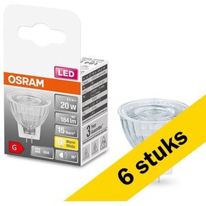 6x Osram GU4 LED spot | MR11 | 2700K | 2.5W (20W)