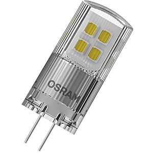 OSRAM 12 V dimbare laagspanning ledlamp met Retrofit G4 fitting, energiebesparend, warm wit, zeer lange levensduur (25.000 uur), LED PIN 12V DIM 20 320° 2W/2700K