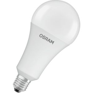 OSRAM Lamps LED lamp, Voet: E27, Warm Wit, 2700 K, 24,90 W, vervanging voor 200 W gloeilamp, frosted, LED STAR CLASSIC A 1 Pack,Wit