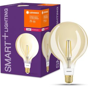 4x Ledvance Smart E27 LED Globelamp | 6W Goud 2400K 220V 824 | 300° Ø125mm Dimbaar