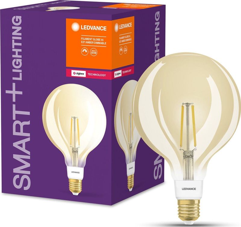 Ledvance - Smart+ Filament Globe - LED-Lamp - Dimbaar - Zigbee Technologie