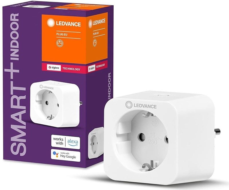 Slimme Plug - ZigBee Technologie - Wit - Compatibel met Smart Home Systemen