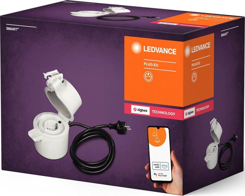 LEDVANCE - Smart+ Zigbee - Buitenstekker - IP44 - Zwart
