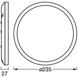 LEDVANCE - Orbis Ultra Slim - Slimme Plafondlamp - Wit - Dimbaar - Kunststof - Modern