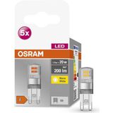 OSRAM Star PIN LED lamp, G9-basis helder glas ,Warm wit (27-K), 2- Lumen,