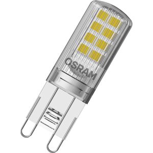 OSRAM Ster PIN LED lamp, G9-basis helder glas,Warm wit (2700K), 320 Lumen, substituut voor 30W-verlichtingsmiddel niet-dimbaar, 5-Pak