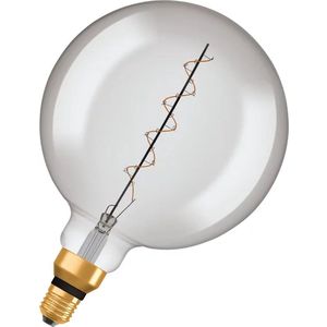 OSRAM vintage 19-6 LED lamp, smoke tint, 4.8W, 15-lm