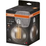 Osram LED lamp E27 | Globe G125 | Vintage 1906 | Smoke | 1800K | Dimbaar | 11W (42W)