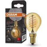 OSRAM Vintage 1906 LED lamp, gold tint, 3.4W, 250lm