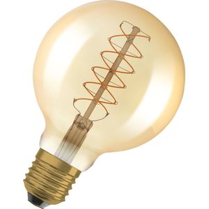 Osram LED lamp E27 | Globe G95 | Vintage 1906 Spiral | Goud | 2200K | Dimbaar | 4.8W (37W)