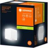 LEDVANCE ENDURA Classic Square Down buitenwandlamp, wit, GU10 voet (max 35W), kan worden uitgerust met een normale of slimme lamp, down of up/down types, IP44 bescherming