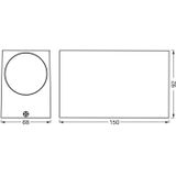 Ledvance LED Armatuur GU10 | Endura Classic Square UpDown White