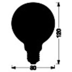 LED Lamp - Vintage Bolvorm - Goud - Dimbaar - E27 Voet - 8W