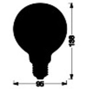 Ledvance - Globe LED-lamp - Dimbaar - Warmwit tot Koudwit - Milieuvriendelijk