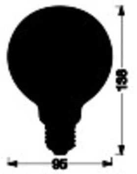 Ledvance - Globe LED-lamp - Dimbaar - Warmwit tot Koudwit - Milieuvriendelijk