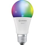 LEDVANCE Smarte LED-Lampe mit WiFi Technologie, Sockel E27, Dimmbar, Lichtfarbe änderbar (2700-6500K), RGB Farben änderbar, ersetzt Glühlampen mit 60 W, SMART+ WiFi Classic Multicolour, 1er-Pack