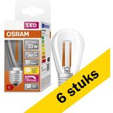 Osram - Edison LED Lamp - 4,8W - Extra Warm Wit - 6 Stuks
